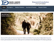 Tablet Screenshot of davidgarverinsurance.com